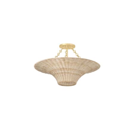 A large image of the Troy Lighting C2425 Vintage Gold Leaf