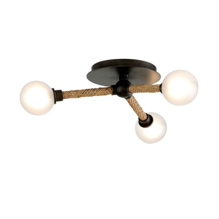A large image of the Troy Lighting C7250 Classic Bronze / Natural