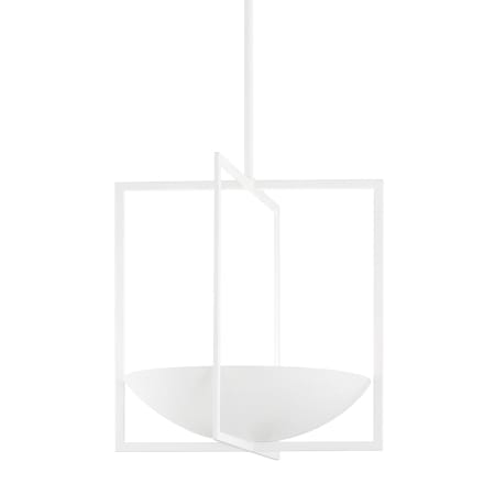 A large image of the Troy Lighting F1119 Gesso White