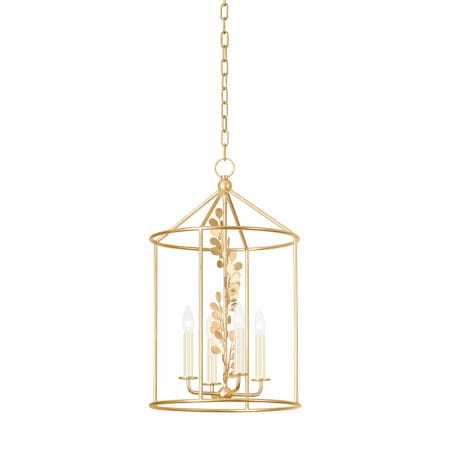 A large image of the Troy Lighting F1816 Vintage Gold Leaf