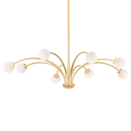 A large image of the Troy Lighting F2654 Vintage Gold Leaf