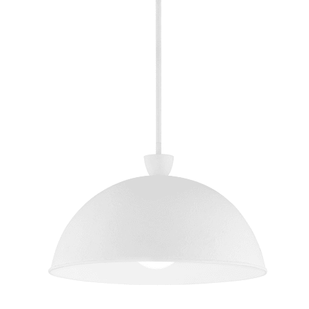 A large image of the Troy Lighting F3120 Gesso White