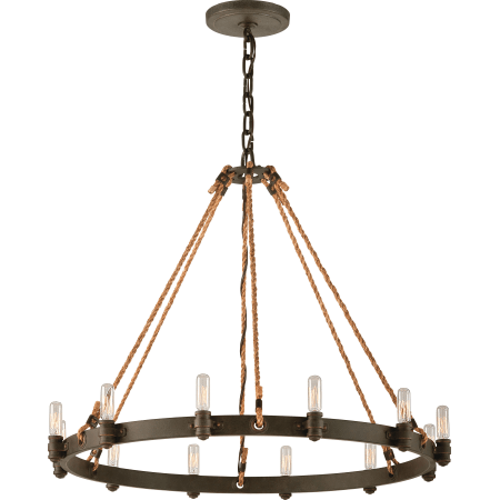 A large image of the Troy Lighting F3126 Shipyard Bronze