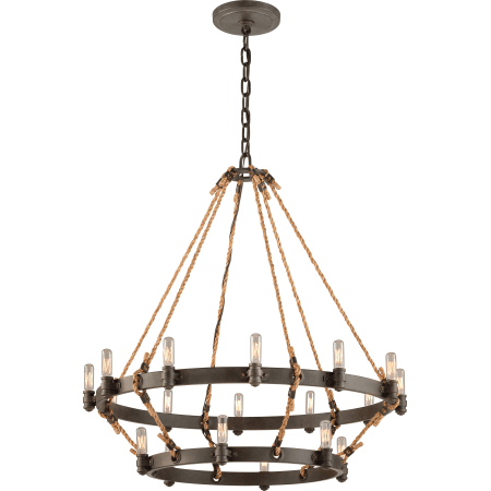 A large image of the Troy Lighting F3128 Shipyard Bronze