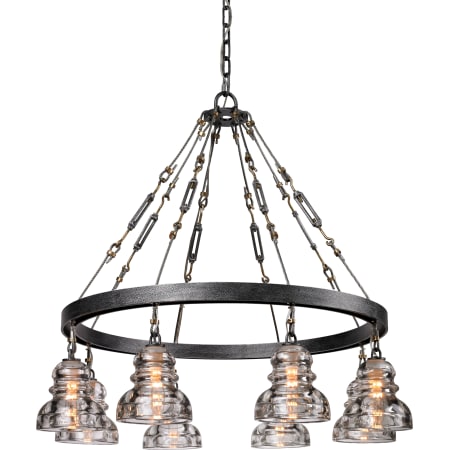 A large image of the Troy Lighting F3136 Old Silver