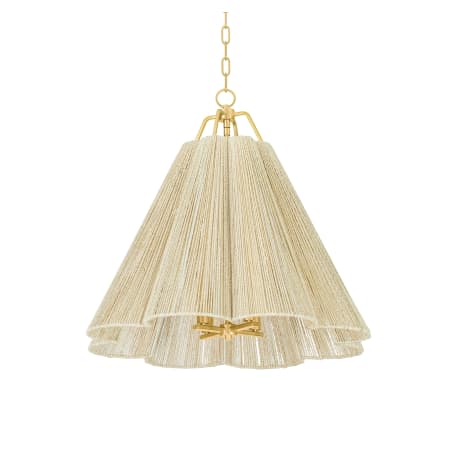 A large image of the Troy Lighting F3428 Vintage Gold Leaf