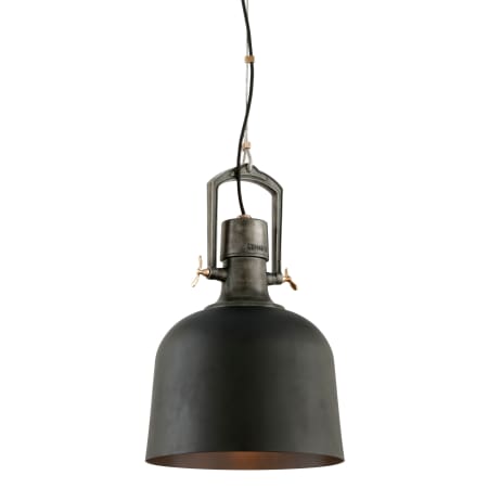 A large image of the Troy Lighting F3546 Old Silver With Aged Brass Accents