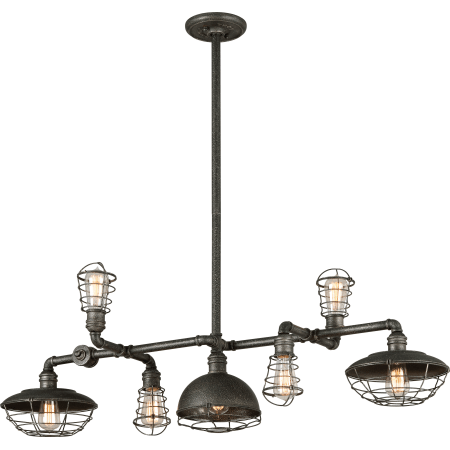 A large image of the Troy Lighting F3819 Old Silver