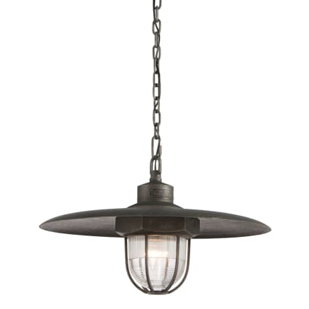 A large image of the Troy Lighting F3897 Aged Silver