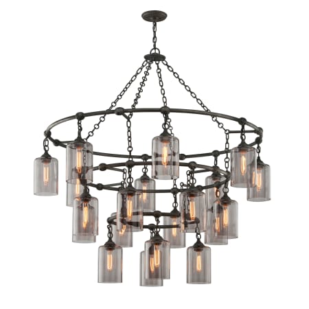 A large image of the Troy Lighting F4426 Aged Silver