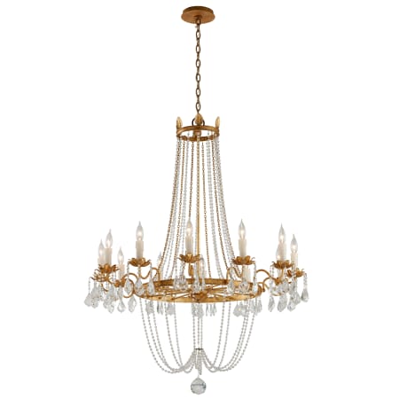 A large image of the Troy Lighting F5367 Distressed Gold Leaf
