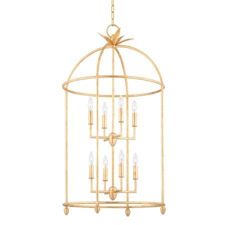 A large image of the Troy Lighting F5724 Vintage Gold Leaf