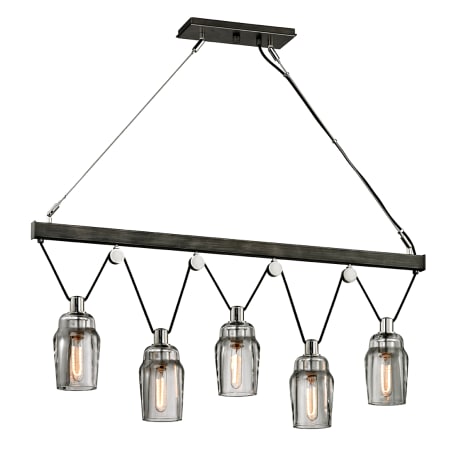 A large image of the Troy Lighting F5995 Graphite / Polished Nickel