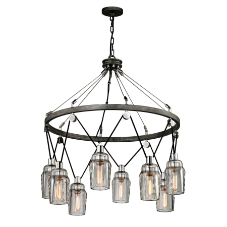A large image of the Troy Lighting F5998 Graphite / Polished Nickel