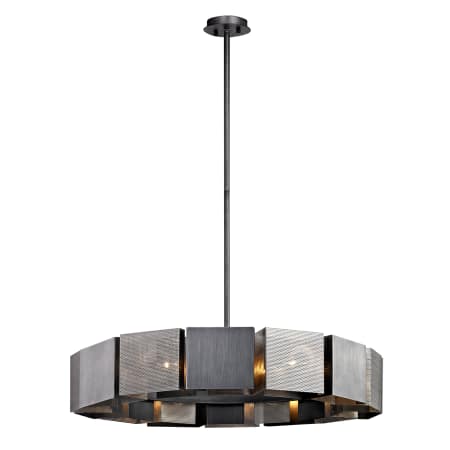 A large image of the Troy Lighting F6046 Graphite / Satin Nickel