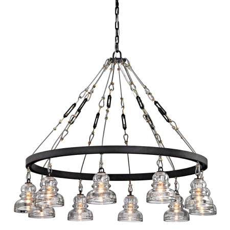 Troy Lighting F6057 Deep Bronze Menlo Park 10 Light 42 1 2 Wide Troy Lighting F6057