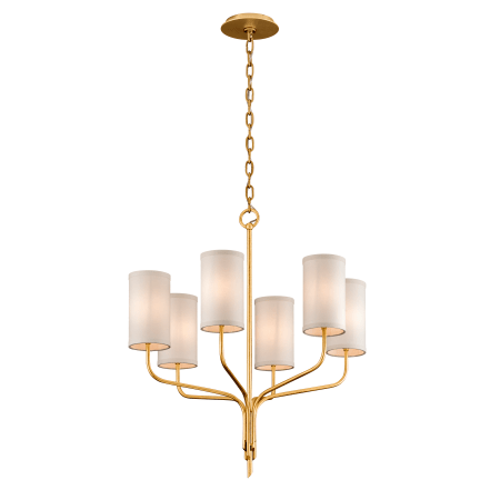 A large image of the Troy Lighting F6166 Textured Gold Leaf