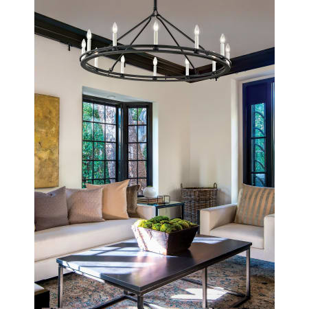 A large image of the Troy Lighting F6237 Troy Lighting-F6237-Lifestyle Image