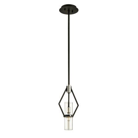 A large image of the Troy Lighting F6323 Textured Black / Polished Nickel