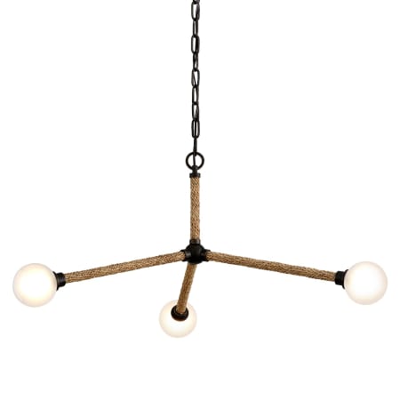 A large image of the Troy Lighting F7253 Classic Bronze / Natural