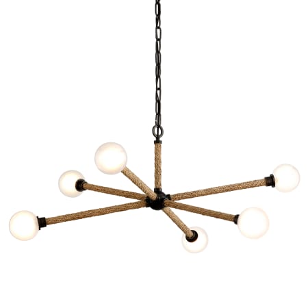 A large image of the Troy Lighting F7256 Classic Bronze / Natural