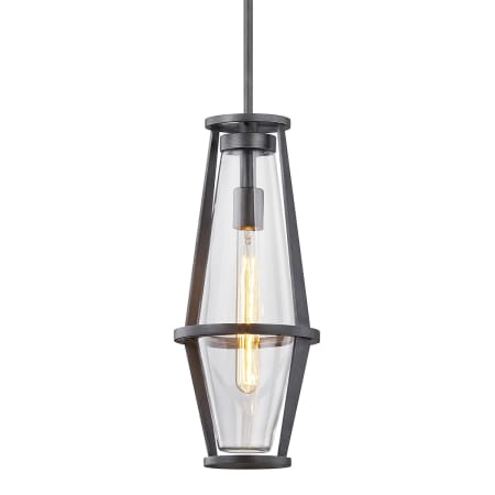 A large image of the Troy Lighting F7617 Graphite