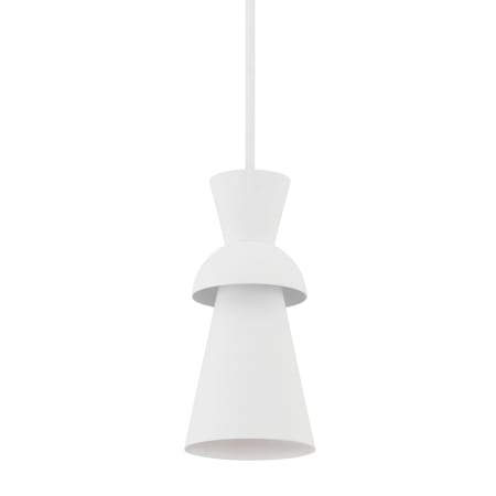 A large image of the Troy Lighting F7902 Gesso White