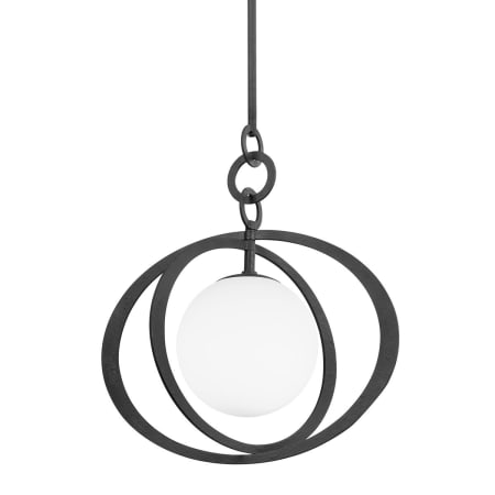 A large image of the Troy Lighting F7922 Black Iron