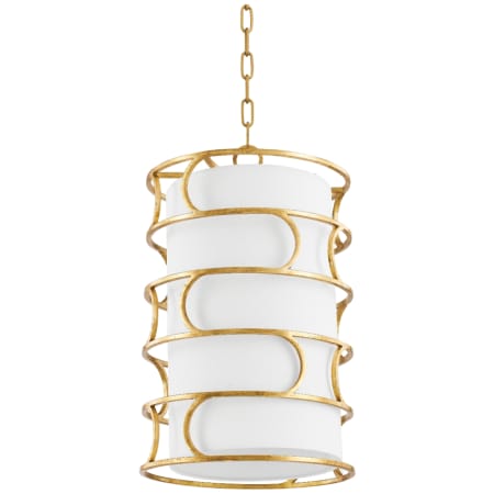 A large image of the Troy Lighting F8113 Vintage Gold Leaf