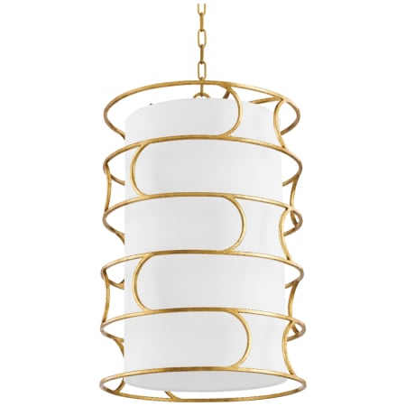 A large image of the Troy Lighting F8118 Vintage Gold Leaf