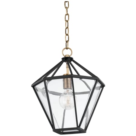 A large image of the Troy Lighting F8212 Patina Brass / Textured Black