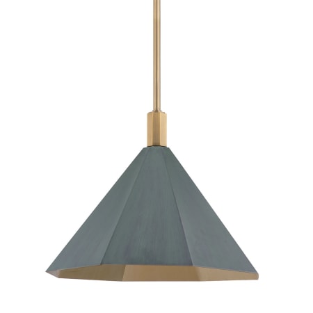 A large image of the Troy Lighting F8322 Patina Brass / Brushed Matte Verde