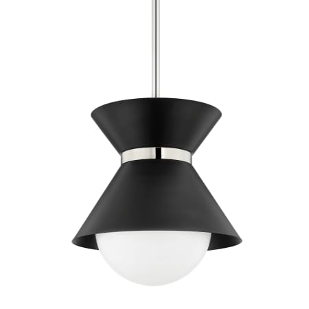 A large image of the Troy Lighting F8620 Soft Black / Polished Nickel