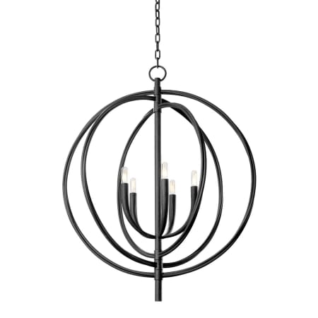 A large image of the Troy Lighting F8830 Black Iron