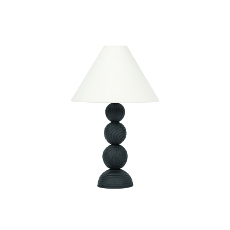 A large image of the Troy Lighting PTL1530 Forged Iron / Ceramic Black Motif