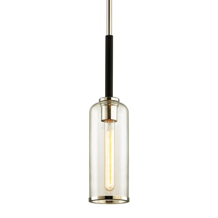 A large image of the Troy Lighting F6273 Textured Black / Polished Nickel