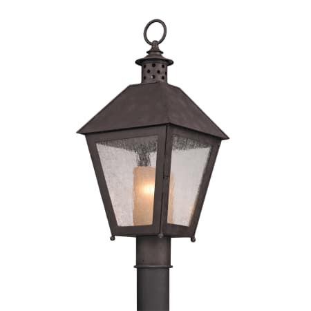 A large image of the Troy Lighting PF3295 Centennial Rust