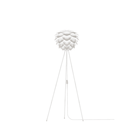 A large image of the UMAGE 02009 Silvia Mini Freestanding White with White Floor Tripod