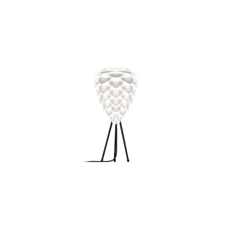A large image of the UMAGE 02019 Conia Mini Tabletop White with Black Table Tripod