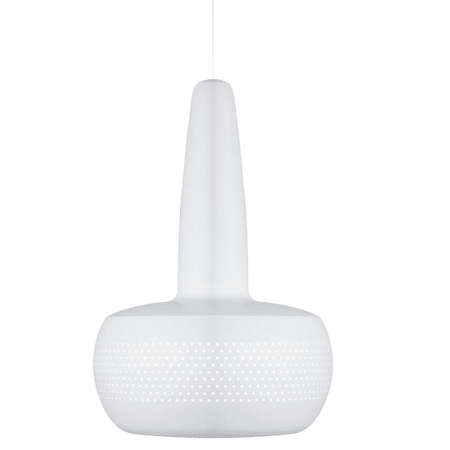 A large image of the UMAGE 02051 Clava Hanging White with White Canopy