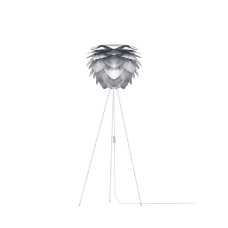 A large image of the UMAGE 02053 Silvia Freestanding Steel with White Floor Tripod