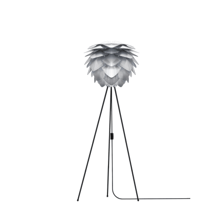 A large image of the UMAGE 02053 Silvia Freestanding Steel with Black Floor Tripod