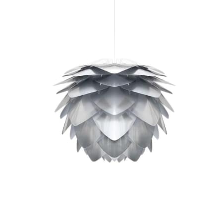 A large image of the UMAGE 02054 Silvia Mini Hanging Steel with White Canopy