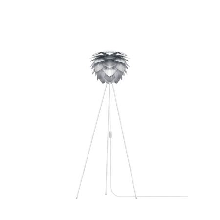 A large image of the UMAGE 02054 Silvia Mini Freestanding Steel with White Floor Tripod