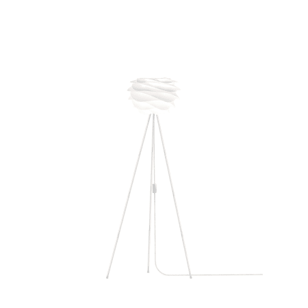 A large image of the UMAGE 02057 Carmina Mini Freestanding White with White Floor Tripod