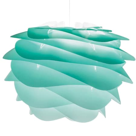 A large image of the UMAGE 02059 Carmina Mini Hanging Turquoise with White Canopy