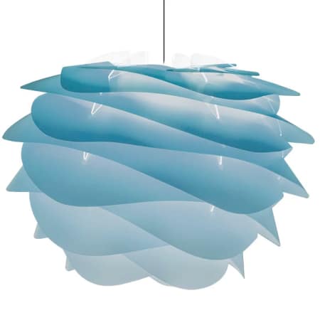 A large image of the UMAGE 02061 Carmina Mini Hanging Azure with Black Canopy