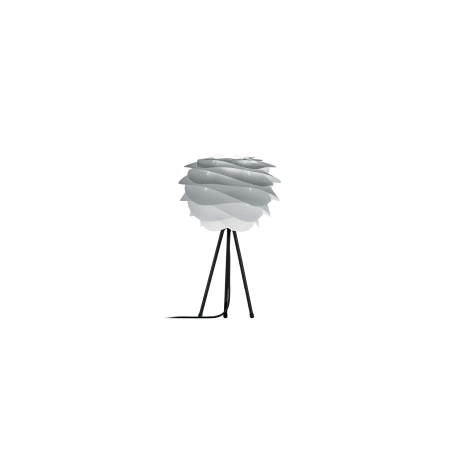 A large image of the UMAGE 02079 Carmina Mini Tabletop Misty Grey with Black Table Tripod