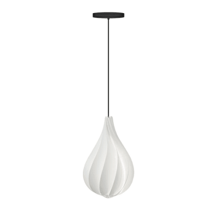 A large image of the UMAGE 2103 Alva Mini Hanging White with Black Cord