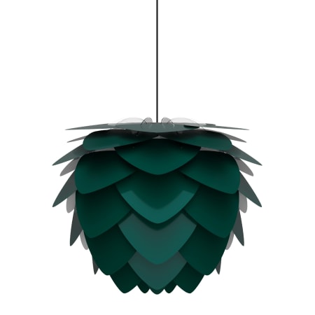A large image of the UMAGE 2131 Aluvia Plug-In Pendant Forest with Black Cord